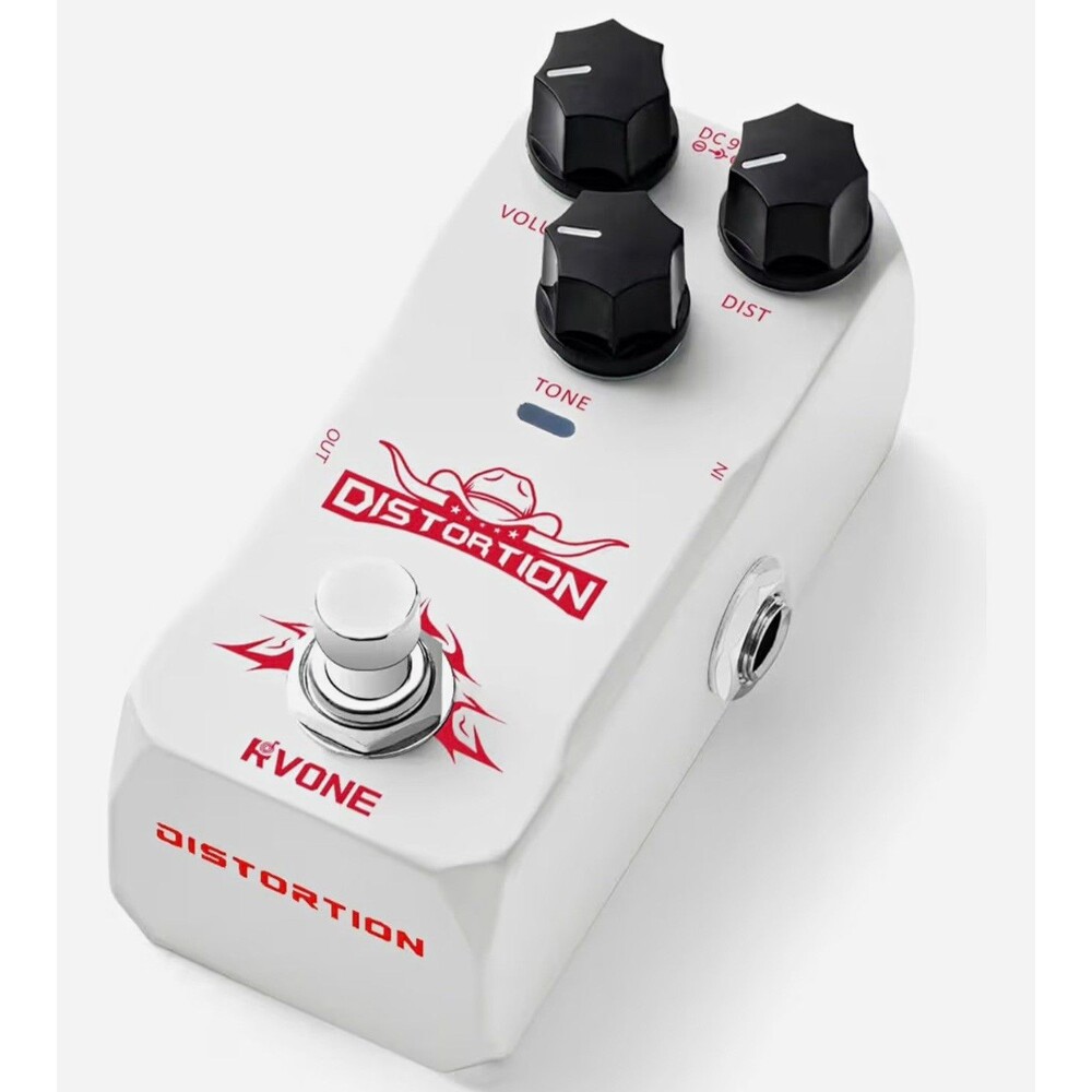 RVONE Distortion Guitar Effects Pedal, Distortion Model, Fits Electric Guitar